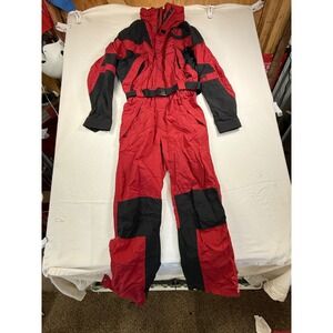 The North Face Jumpsuit vintage classic red black Mens Large